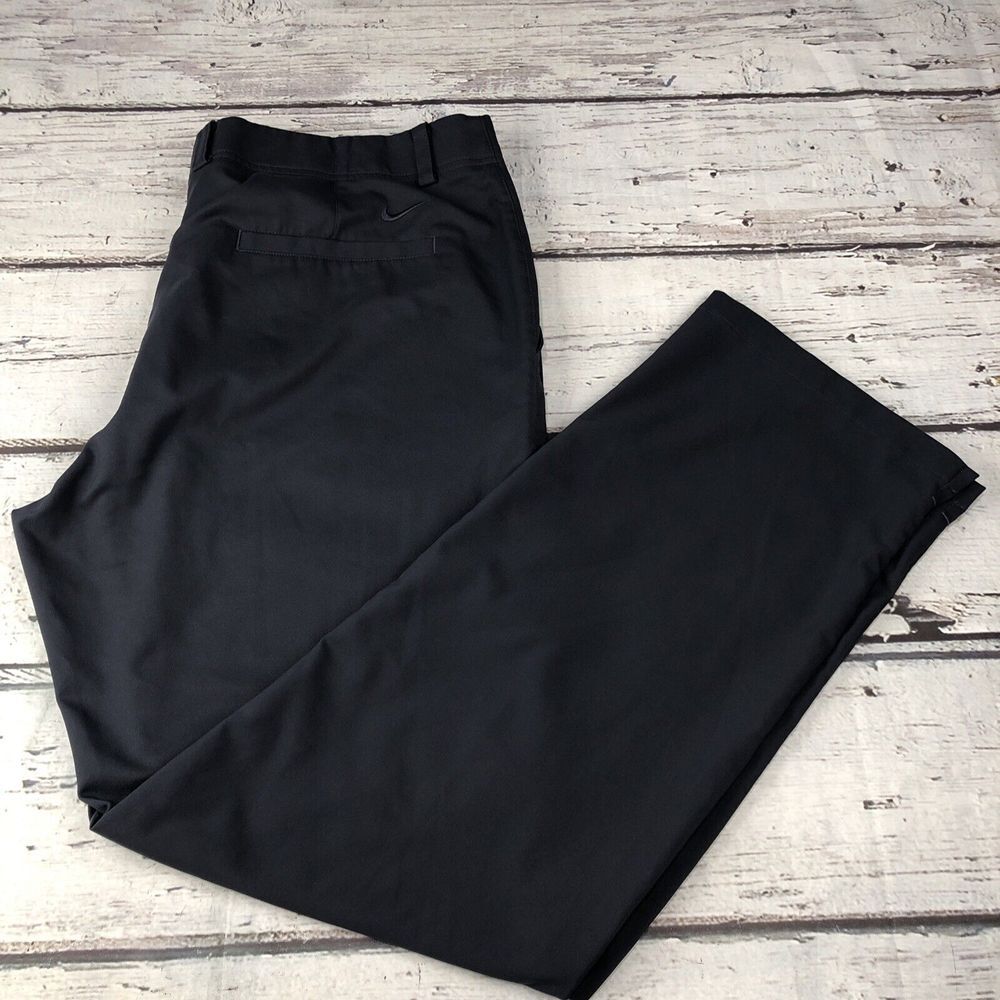 Nike Pants Mens 38x32 Gray Drifit Flex‎ Performance Lightweight Golf Stretch